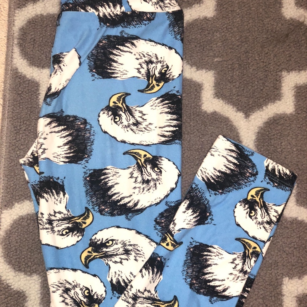 Lularoe Eagle Patriotic Tween Legging